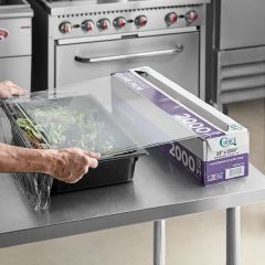 24" x 2000' Foodservice Film with Serrated Cutter
