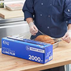 Foodservice Film with Serrated Cutter 18" x 2000'